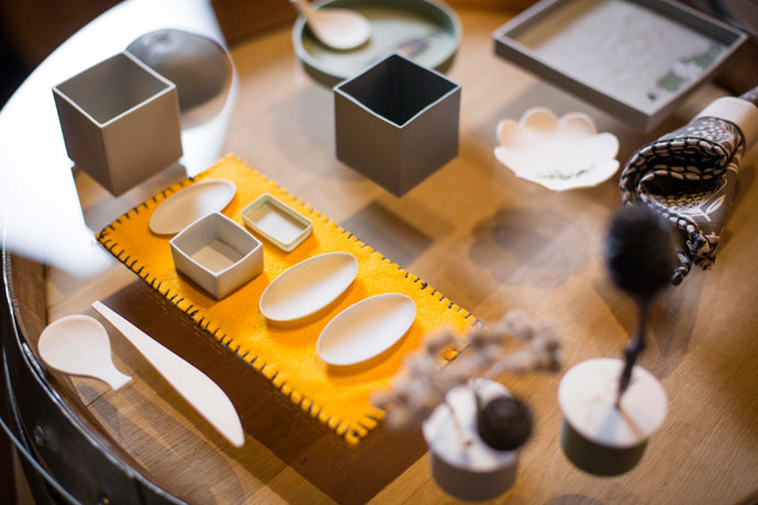 Hilda Kruger, porcelain, slip cast and hand built